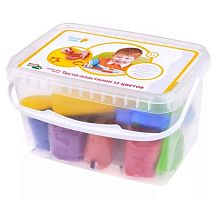 Набор для лепки Тесто-пластилин 12 цветов Genio Kids TA1068