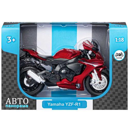 Мотоцикл металлический Yamaha YZF-R1 Автопанорама JB1251569 фото 8