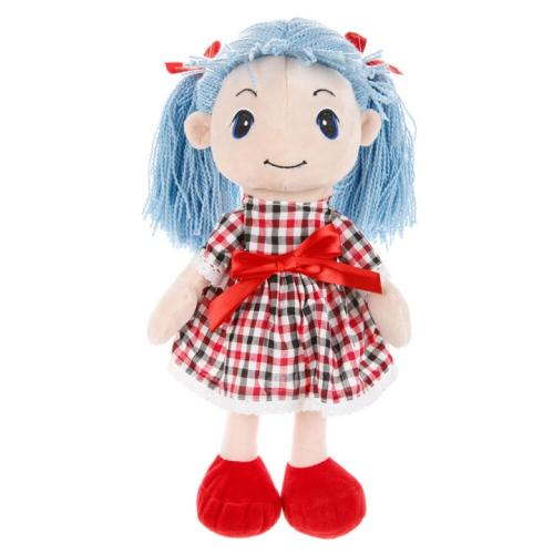 Мягкая кукла Стильняшка с голубыми волосами 40см Maxitoys MT-HH-R9068E1 фото 2