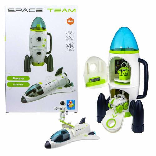 Игровой набор Space Team Космический шаттл 3в1 1toy Т21434