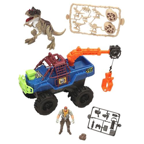 Игровой набор Охотник на динозавра с грузовиком-ловушкой Chap Mei 542055