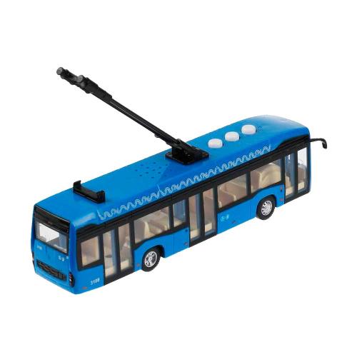 Модель инерционная Троллейбус Технопарк KAMTROLL-20PLMOS-BU фото 3