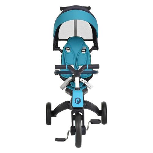 Детский трёхколёсный велосипед Leve Lux Pituso S03-2-Ice синий фото 6