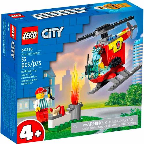 Конструктор Lego City Пожарный вертолёт Lego 60318 фото 3
