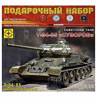 Сборная модель Советский танк Т-34-85 Суворов Моделист ПН303532