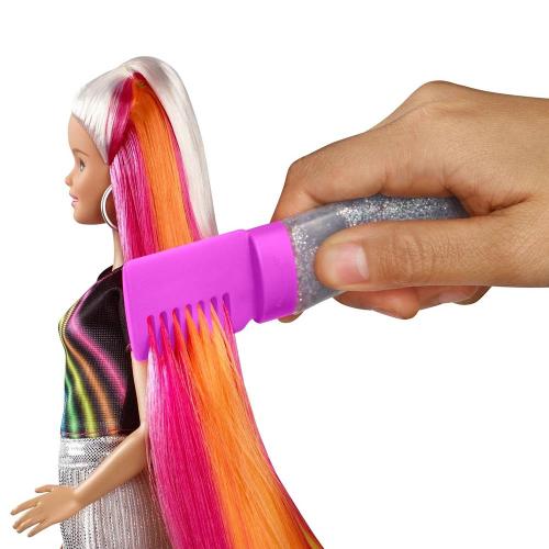 Кукла Барби с радужными волосами Barbie Mattel FXN96 фото 6