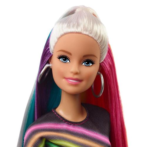 Кукла Барби с радужными волосами Barbie Mattel FXN96 фото 4