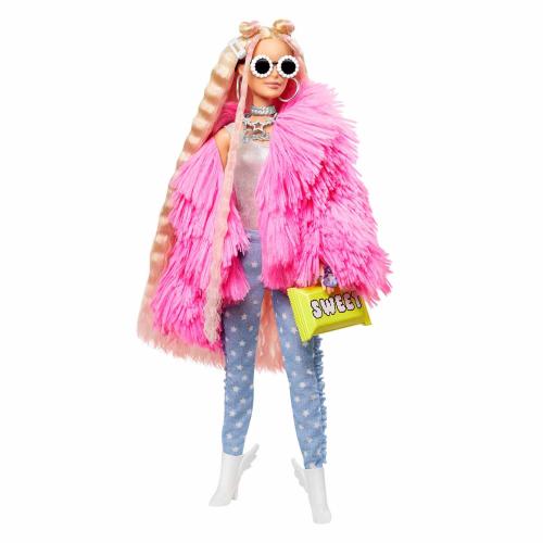 Кукла Barbie Экстра в розовой куртке Mattel GRN28 фото 4