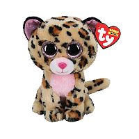 Игрушка мягкая Beanie Babies леопард Livvie 25см Ty Inc 36490