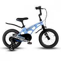 Велосипед детский Maxiscoo Cosmic Стандарт плюс 14'' 2024 Maxitoys MSC-С1433 небесно-голубой матовый