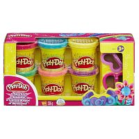 Набор игровой 6 баночек Блестящая коллекция Play-Doh Hasbro A5417EU8