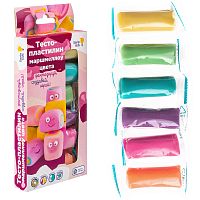 Набор для детской лепки Тесто-пластилин 6 цветов Маршмеллоу цвета Dream Makers TA1089V
