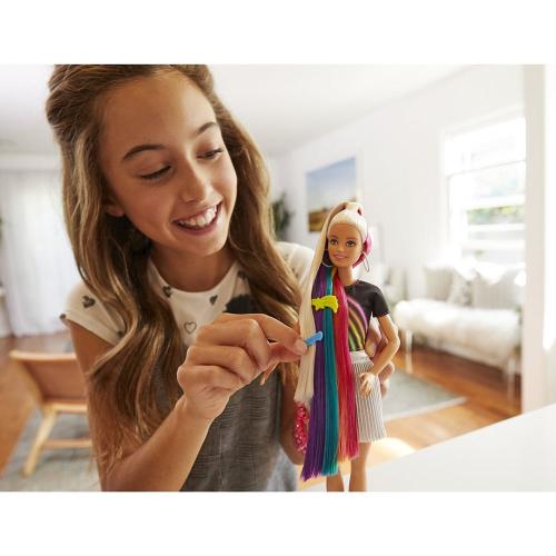 Кукла Барби с радужными волосами Barbie Mattel FXN96 фото 9