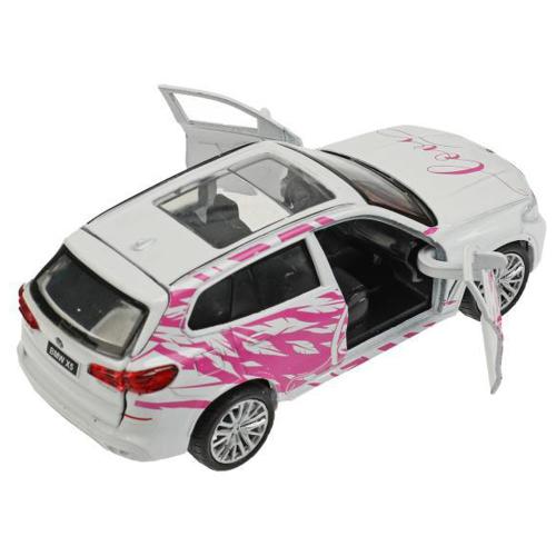 Машинка  металлическая   BMW X5 для девочек Технопарк X5-12GRL-WH фото 3