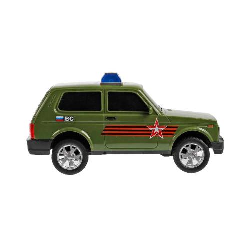 Машинка инерционная Lada 4x4 Urban Армия России Технопарк URBANBLACK-20PLARR-GN фото 2