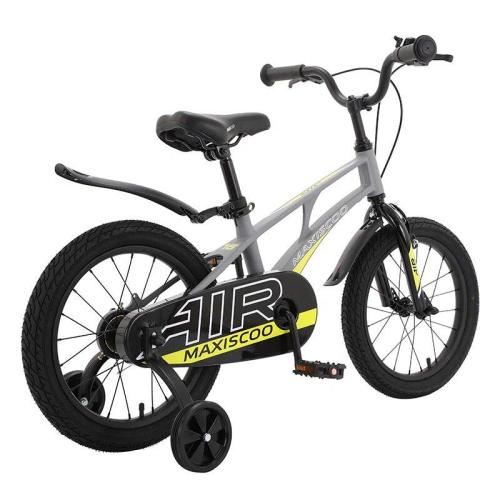 Детский двухколесный велосипед Air Стандарт плюс 16 Maxiscoo MSC-A1621 серый матовый фото 4