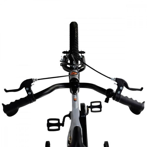 Велосипед детский Maxiscoo Space Стандарт Плюс 14'' 2024 Maxitoys MSC-S1433 серый жемчуг фото 3