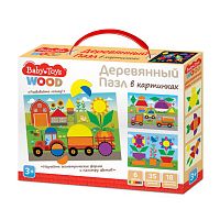 Пазл деревянный 35 эл Baby Toys Десятое Королевство 04098