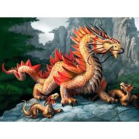 Пазл Super 3D Золотой дракон 100 деталей Prime 3D 13580