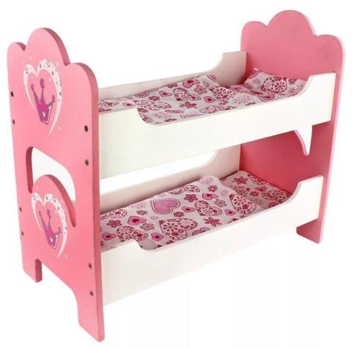 Кроватка для кукол деревянная Корона Mary Poppins 67116