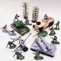 Игровой набор солдатиков и техники Союзники 2 Биплант 12077