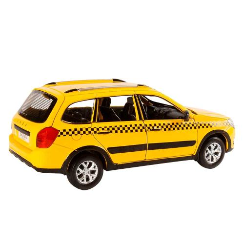Машинка металлическая Lada Granta Cross Такси Автопанорама JB1251204 фото 3