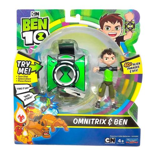 Игровой набор Ben 10 Фигурка Бена и часы Омнитрикс Playmates Toys 76935 фото 5