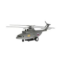 Игрушка металлическая Вертолет транспортный Технопарк COPTER-20SL-GY