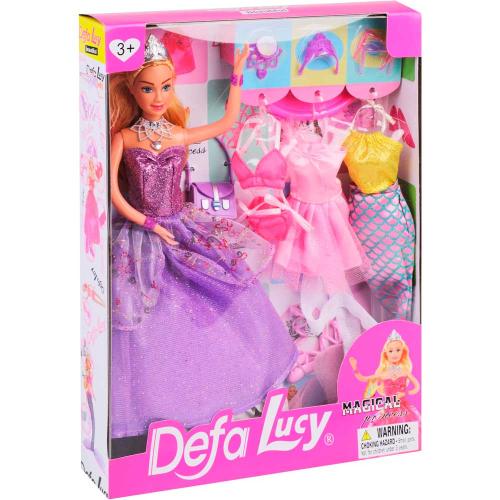 Кукла Красотка 29 см Defa Lucy 8269 violet фото 2