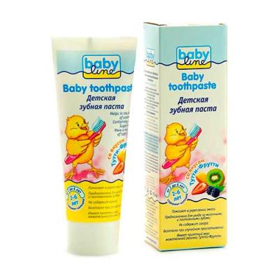 Детская зубная паста со вкусом Тутти-Фрутти 75 мл Babyline DB013 1