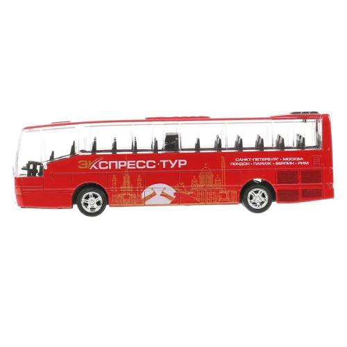 Машинка металлическая Рейсовый автобус Технопарк 80136L-R фото 3