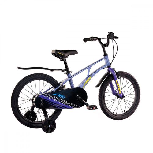 Велосипед детский Maxiscoo Air Стандарт 18'' 2024 Maxitoys MSC-A1835 синий карбон фото 2