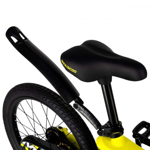 Велосипед детский Maxiscoo Space Стандарт 18'' 2024 Maxitoys MSC-S1835 жёлтый матовый фото 4