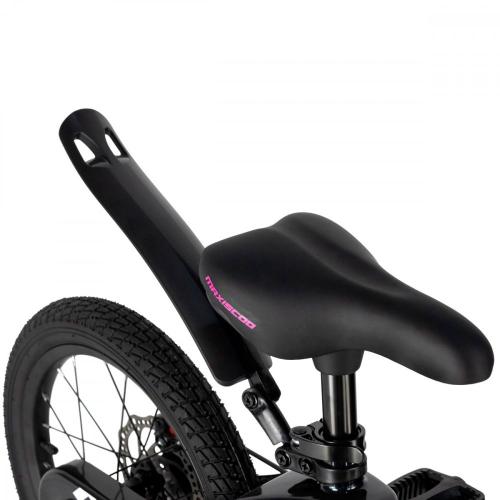Велосипед детский Maxiscoo Cosmic Стандарт 16'' 2024 Maxitoys MSC-С1632 чёрный жемчуг фото 4